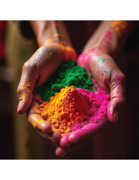 Holi spalvų milteliai - 6 x 100 g rinkinys