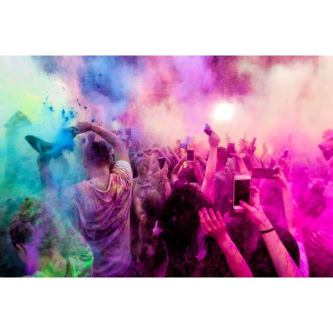 Spalvinga Holi pudra - rinkinys 10x100g