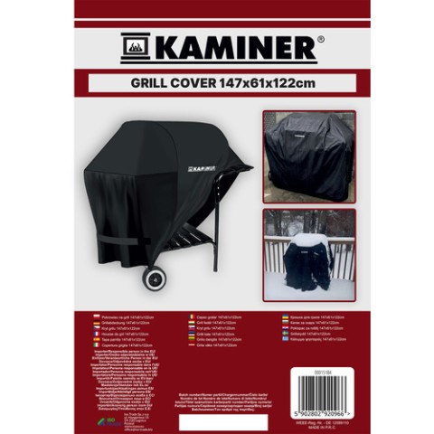 Sodo kepsninės dangtis 147x61x122cm