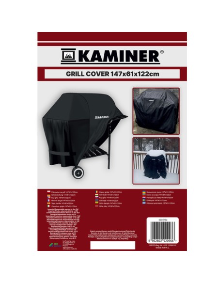 Sodo kepsninės dangtis 147x61x122cm