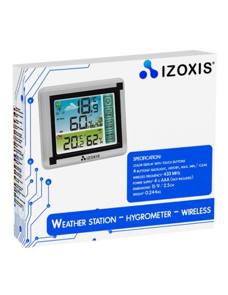 Meteorologinė stotis - higrometras - bevielis