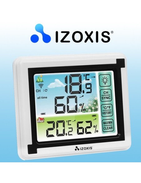 Meteorologinė stotis - higrometras - bevielis