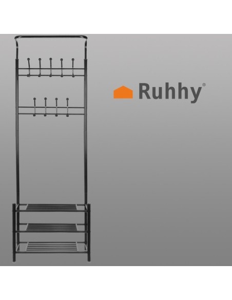 Drabužių kabykla - stovas su batų lentyna 15744