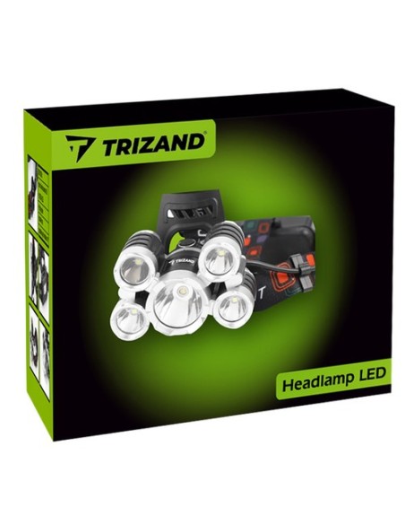 5 x T6 CREE LED priekinis žibintas