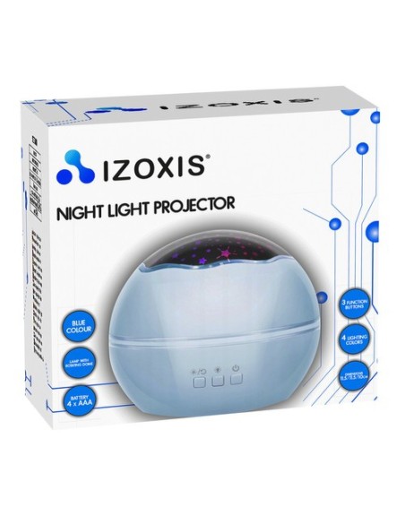 Naktinė lemputė su projektoriumi - mėlyna LP16858