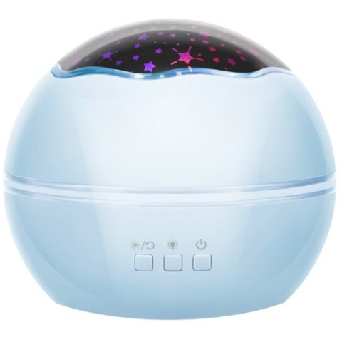 Naktinė lemputė su projektoriumi - mėlyna LP16858