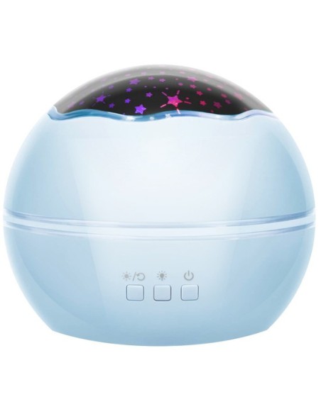 Naktinė lemputė su projektoriumi - mėlyna LP16858