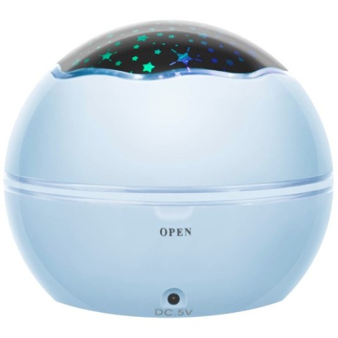 Naktinė lemputė su projektoriumi - mėlyna LP16858