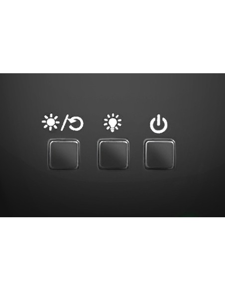 Naktinė lemputė su projektoriumi - juoda LP16857