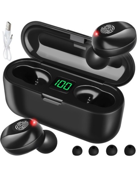 Belaidės ausinės su maitinimo bloku S16154