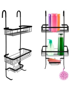 Pakabinama dušo lentyna - juoda