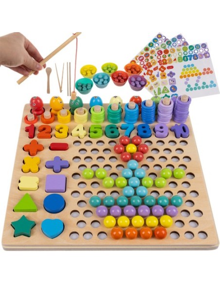 Medinė dėlionė - karoliukai DU17252