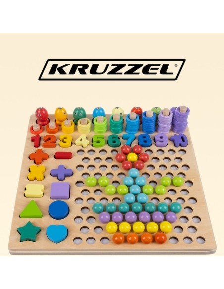 Medinė dėlionė - karoliukai DU17252