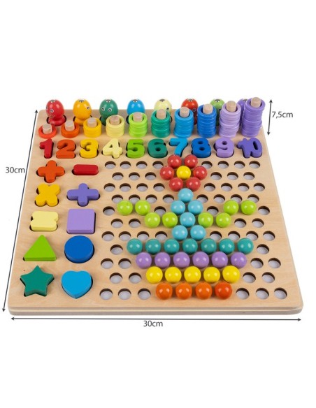 Medinė dėlionė - karoliukai DU17252