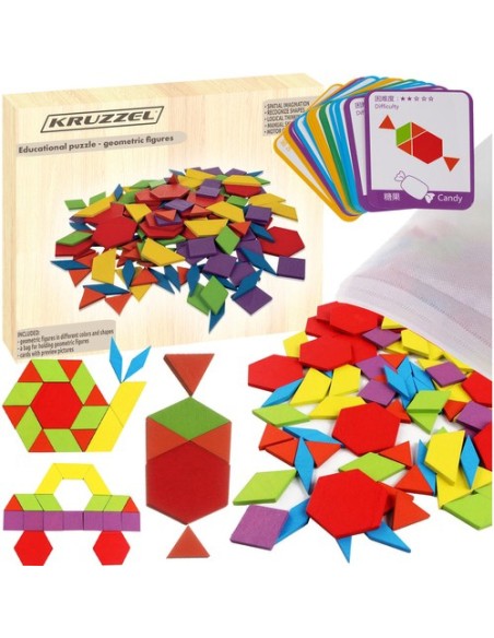 Edukacinė dėlionė – geometrinės figūros