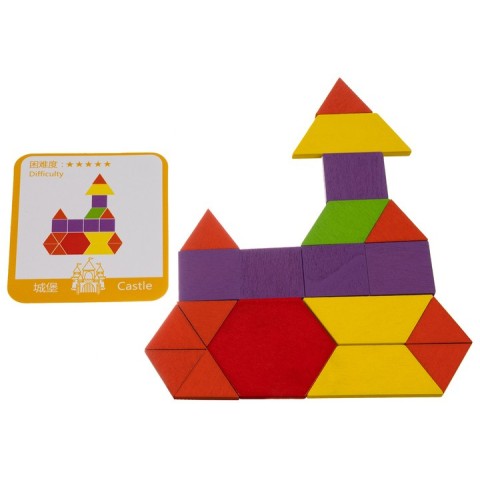 Edukacinė dėlionė – geometrinės figūros