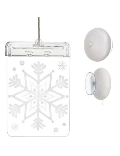 3D LED vitražas - snaigė