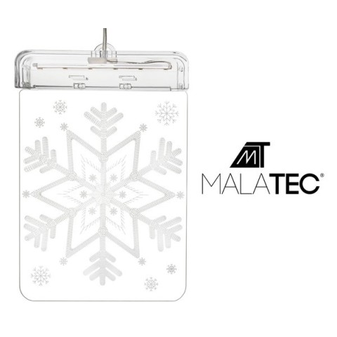 3D LED vitražas - snaigė