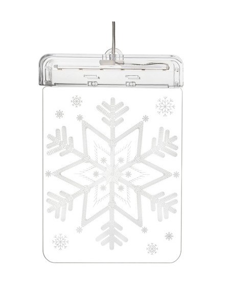 3D LED vitražas - snaigė