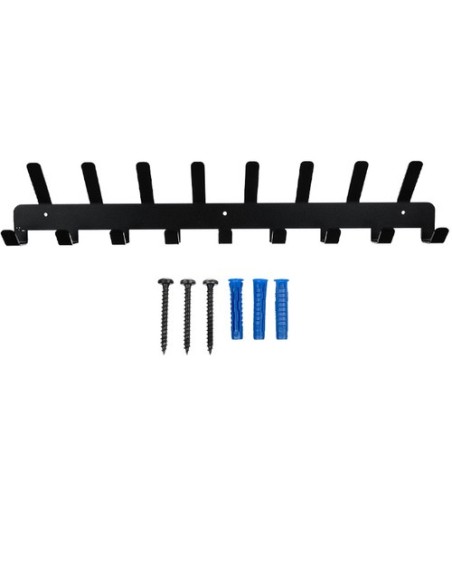 Sieninė kabykla (17 kabliukų) - juoda