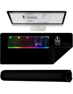 Pelės ir klaviatūros kilimėlis – juodas P18625
