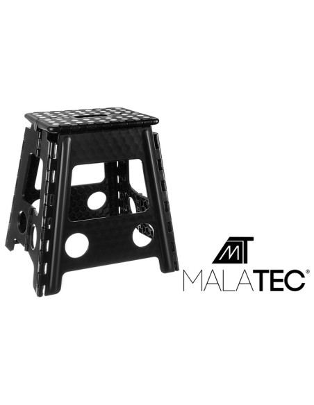 Sulankstoma taburetė juodai balta 39cm