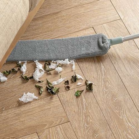 Teleskopinis dulkių šepetys su dviem priedais