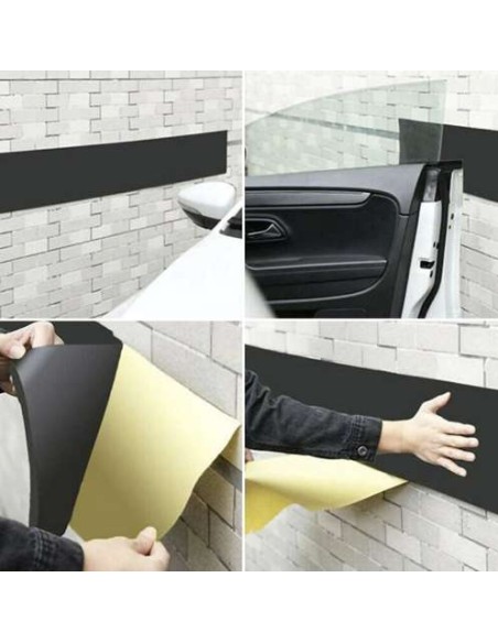 Automobilio durų apsauga - buferis garažo sienai