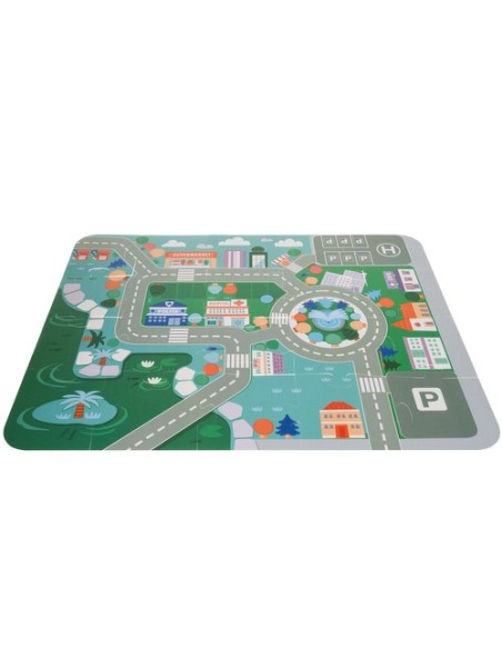 Medinės kaladėlės - miesto 100 vnt. Kruzelis 19159 m