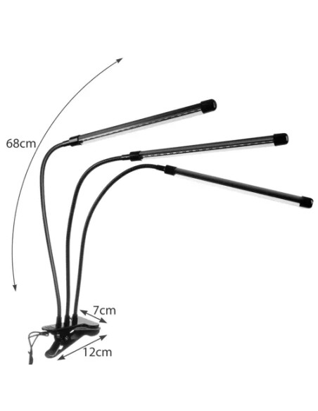 Lempa 20 LED 3 vnt. augalų augimui Gardlovas 19242 m