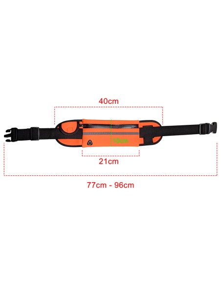Bėgimo diržo vandens buteliuko juosmens maišelio telefono dėklas su rožinės spalvos ausinių išvestimi