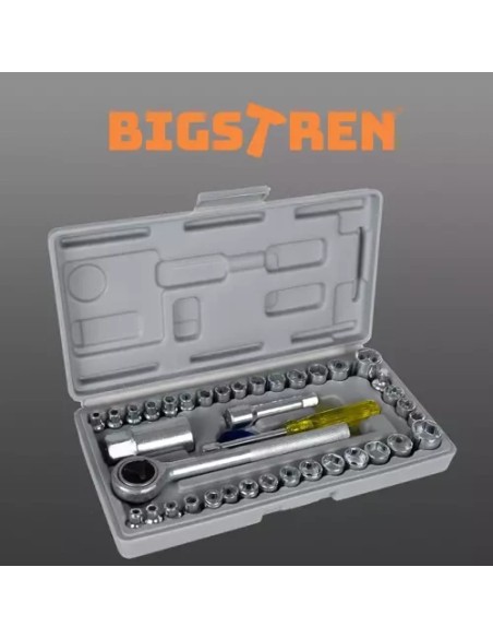 Lizdinių raktų rinkinys - 40 vnt. Bigstren 19168 m