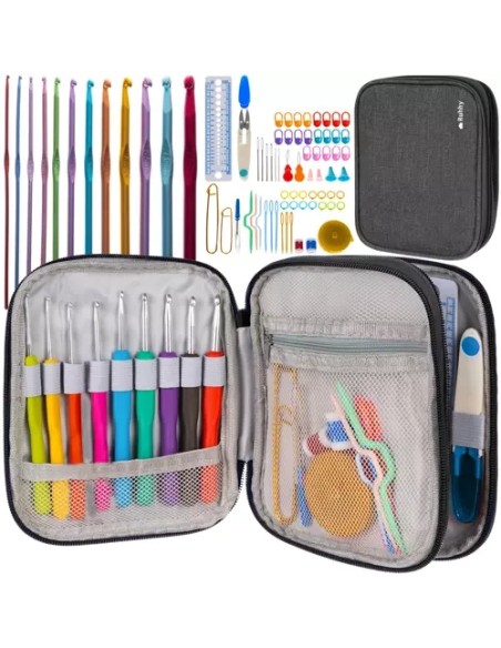 85 vnt nėrimo kabliukų rinkinys Ruhhy 19456