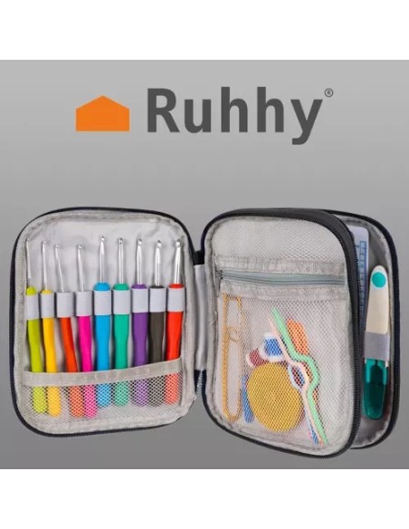 85 vnt nėrimo kabliukų rinkinys Ruhhy 19456