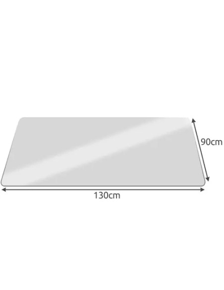 Apsauginis kilimėlis po kėde 90x130cm RUHHY - pieniškas