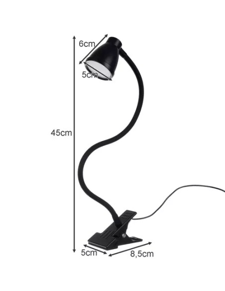 Stalinis šviestuvas su segtuku - juodas Izoxis 19454