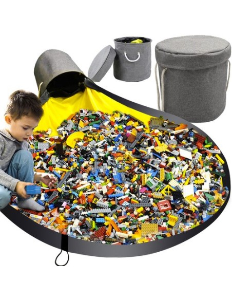 Krepšelis žaislams/ kaladėlėms su kilimėliu Kruzzel 19556