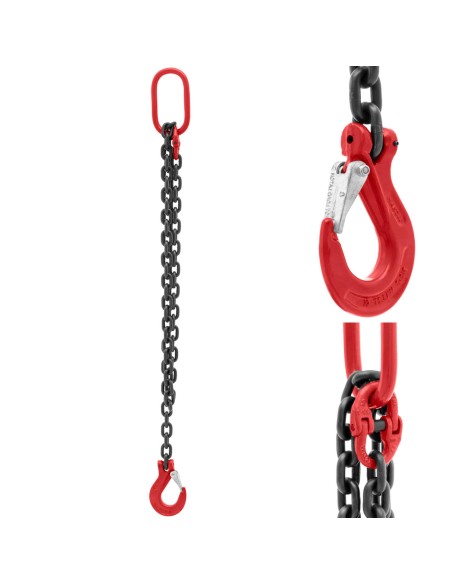 1-os kojos transportavimo grandinės stropas su kabliu 2 m 2000 kg 1-os kojos transportavimo grandinės stropas su kabliu 2 m 2000 kg