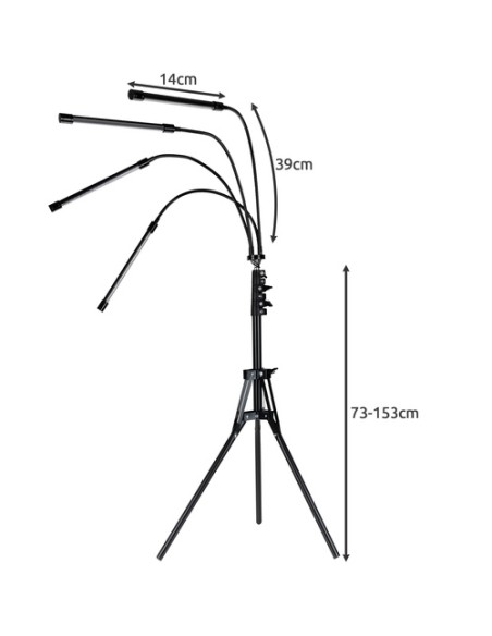 Lempa 20 LED 4 vnt. augalų augimui Gardlovas 19388 m