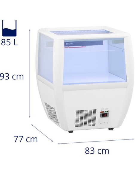 Šaldytuvas Šaldytuvas gėrimų tiekimui atviras ant ratų 85 l -2-10 C