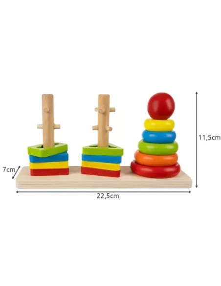 Rūšiuoklis – medinė dėlionė Kruzzel 19870