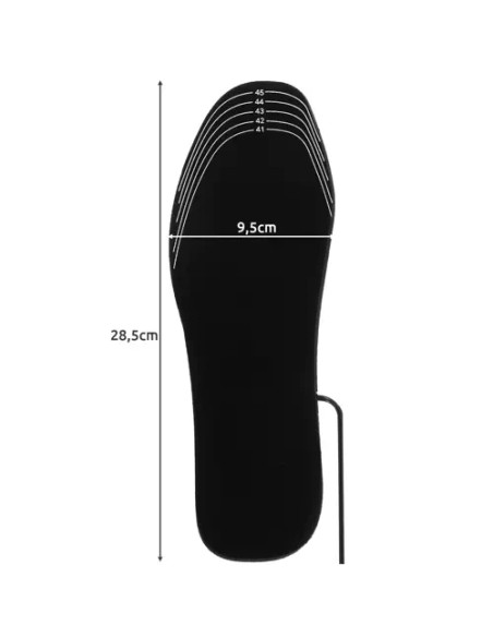 Šildomi vidpadžiai batams 41-46 Trizand 19825m