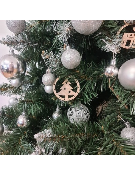 Mediniai baubliai - 10 vnt