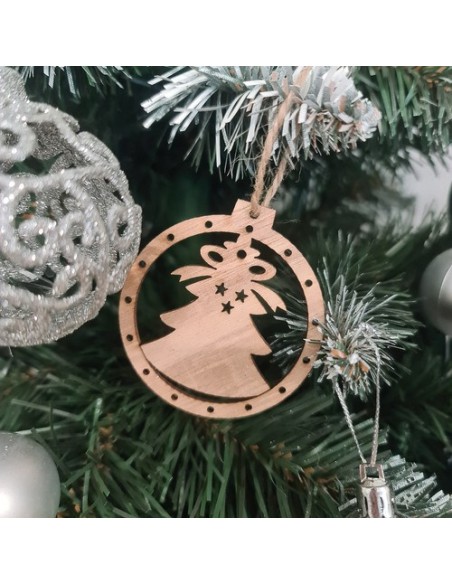 Mediniai baubliai - 10 vnt