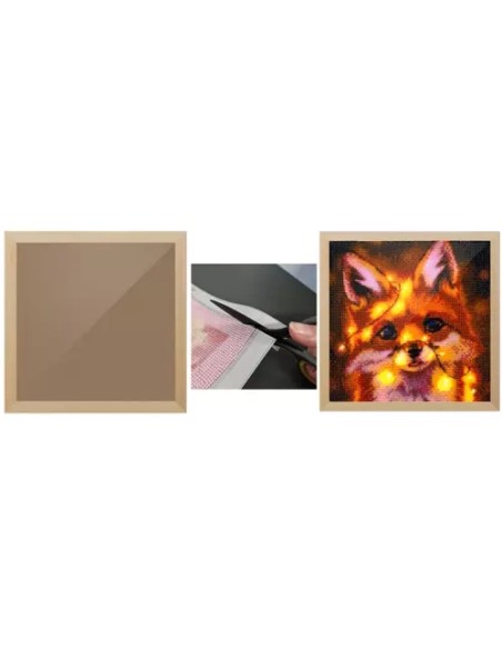 Pušies karkasas 28,5x28,5cm Malatec 19919m