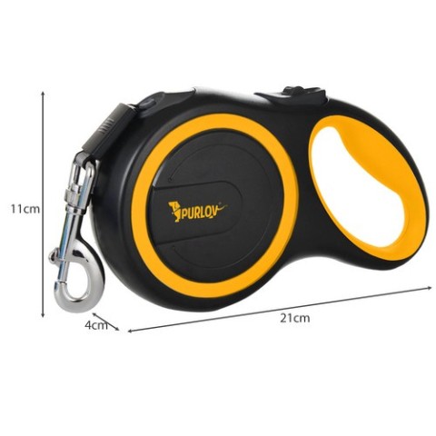 Automatinis pavadėlis šuniui 5m/ 15kg Purlov 19788m