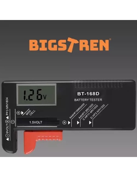 Bigstren 19898 baterijų testeris/ skaitiklis