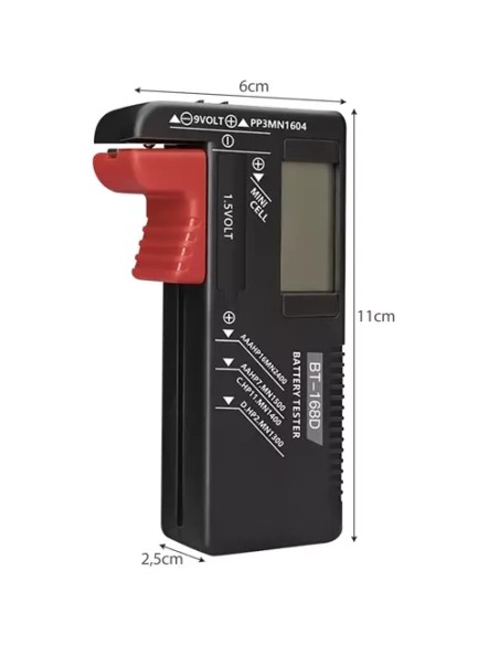 Bigstren 19898 baterijų testeris/ skaitiklis