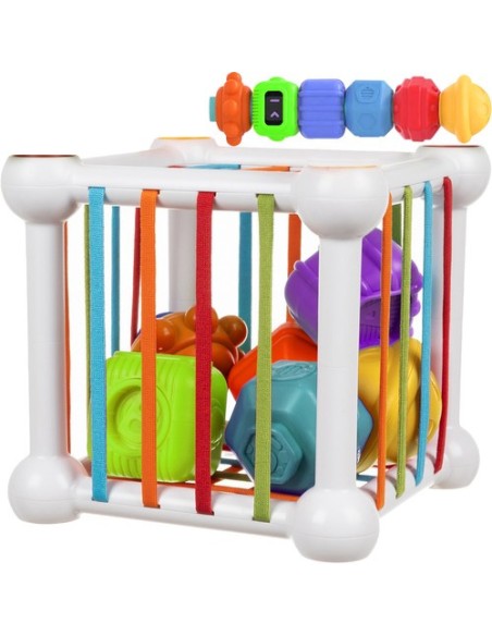 Rūšiuoklis – sensorinis kubas Kruzzel 20377