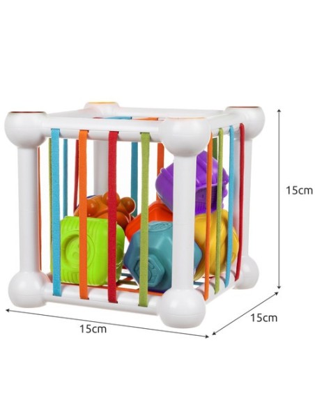 Rūšiuoklis – sensorinis kubas Kruzzel 20377